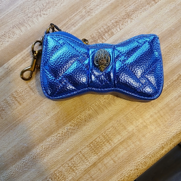 Kurt Geiger Quilted Bow Bagcharm/Pouch - Picture 5 of 6